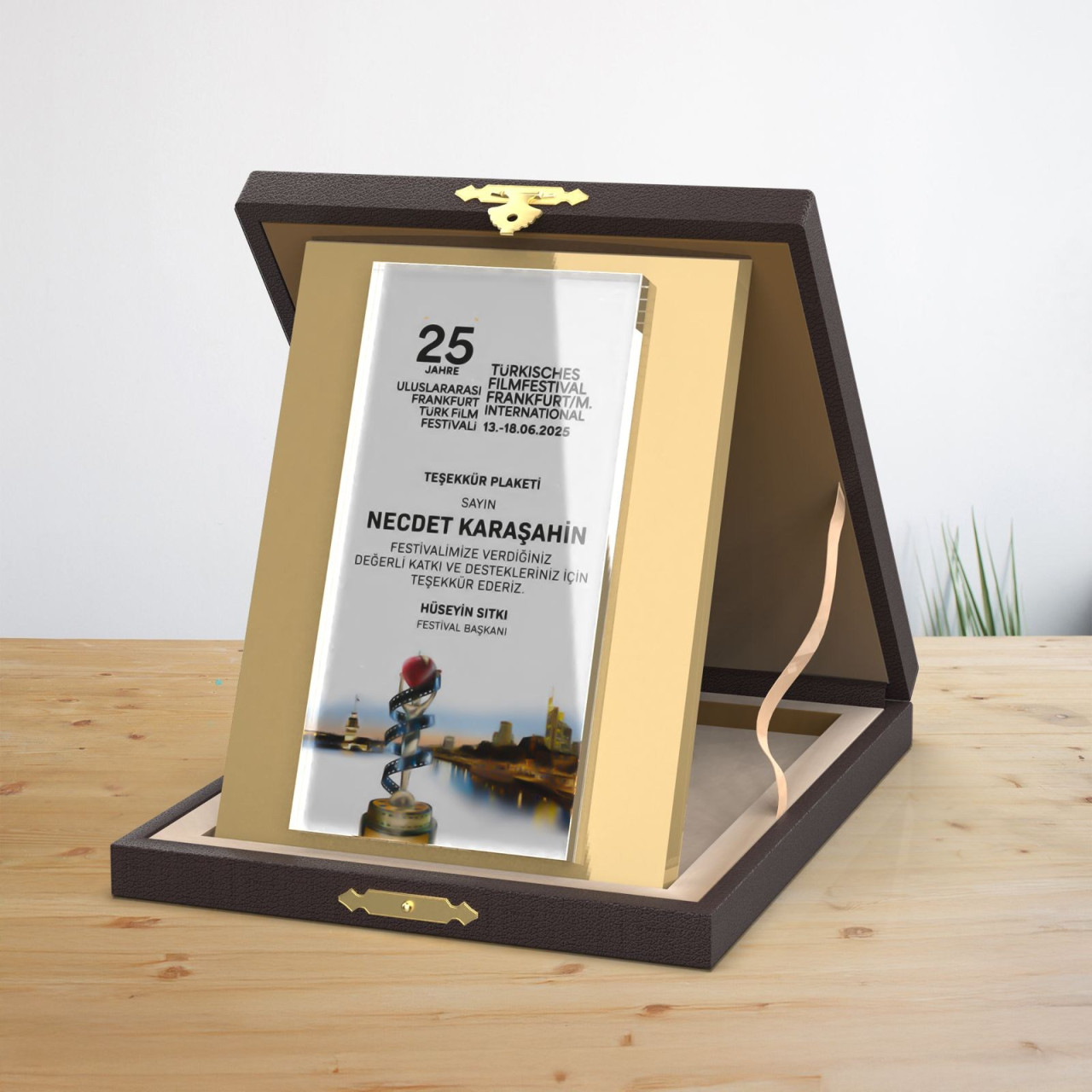 PB2015 15X20 Kristal Plaket plaket modeli