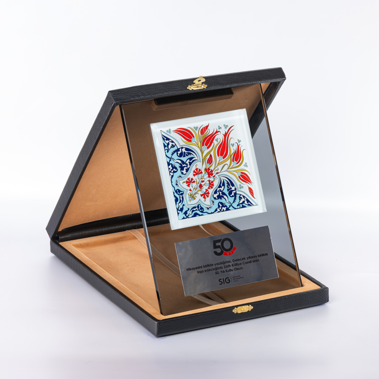 PB1105 Çinili Kristal Plaket plaket modeli