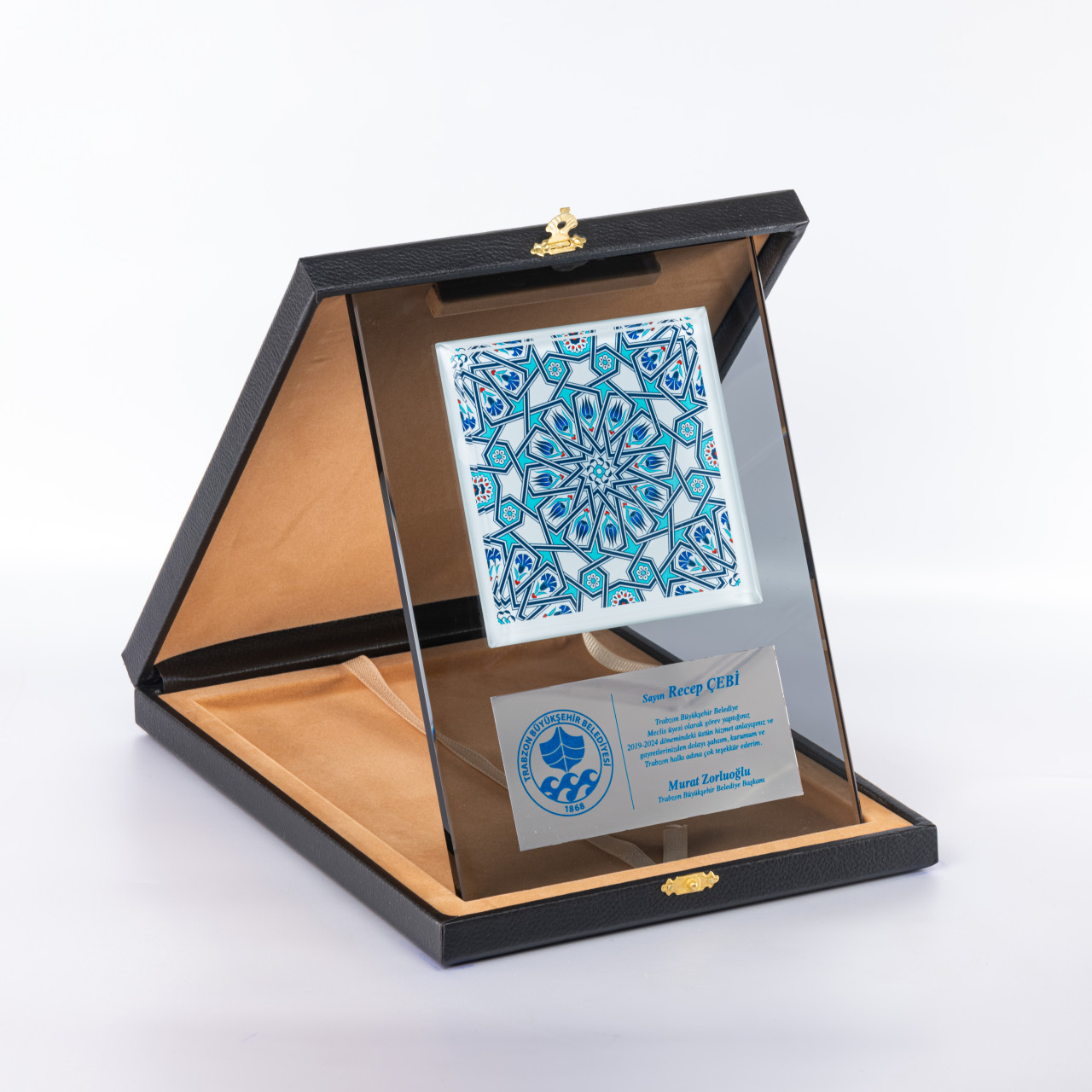 PB1106 Çinili Kristal Plaket plaket modeli