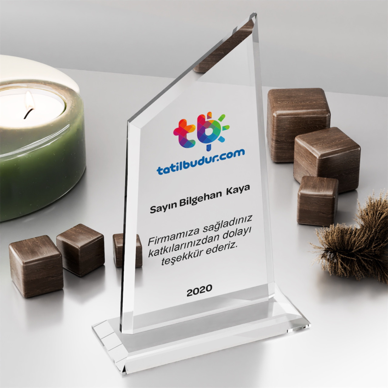 PB3003 Kristal Plaket plaket modeli