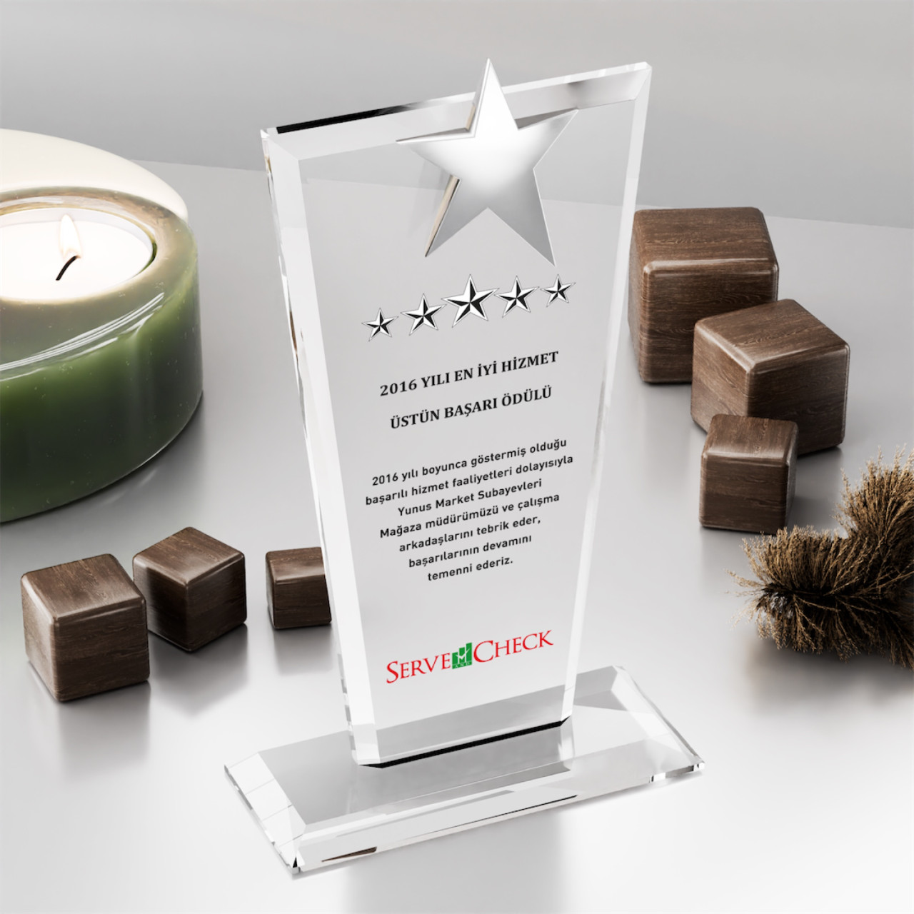 PB3005-Y Kristal Plaket plaket görseli
