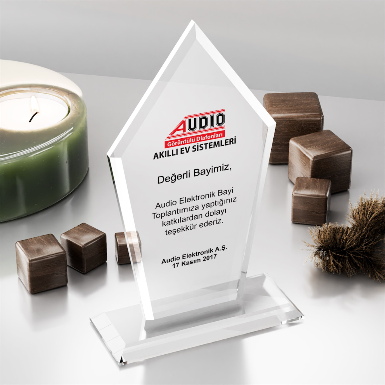 PB3006 Kristal Plaket plaket görseli