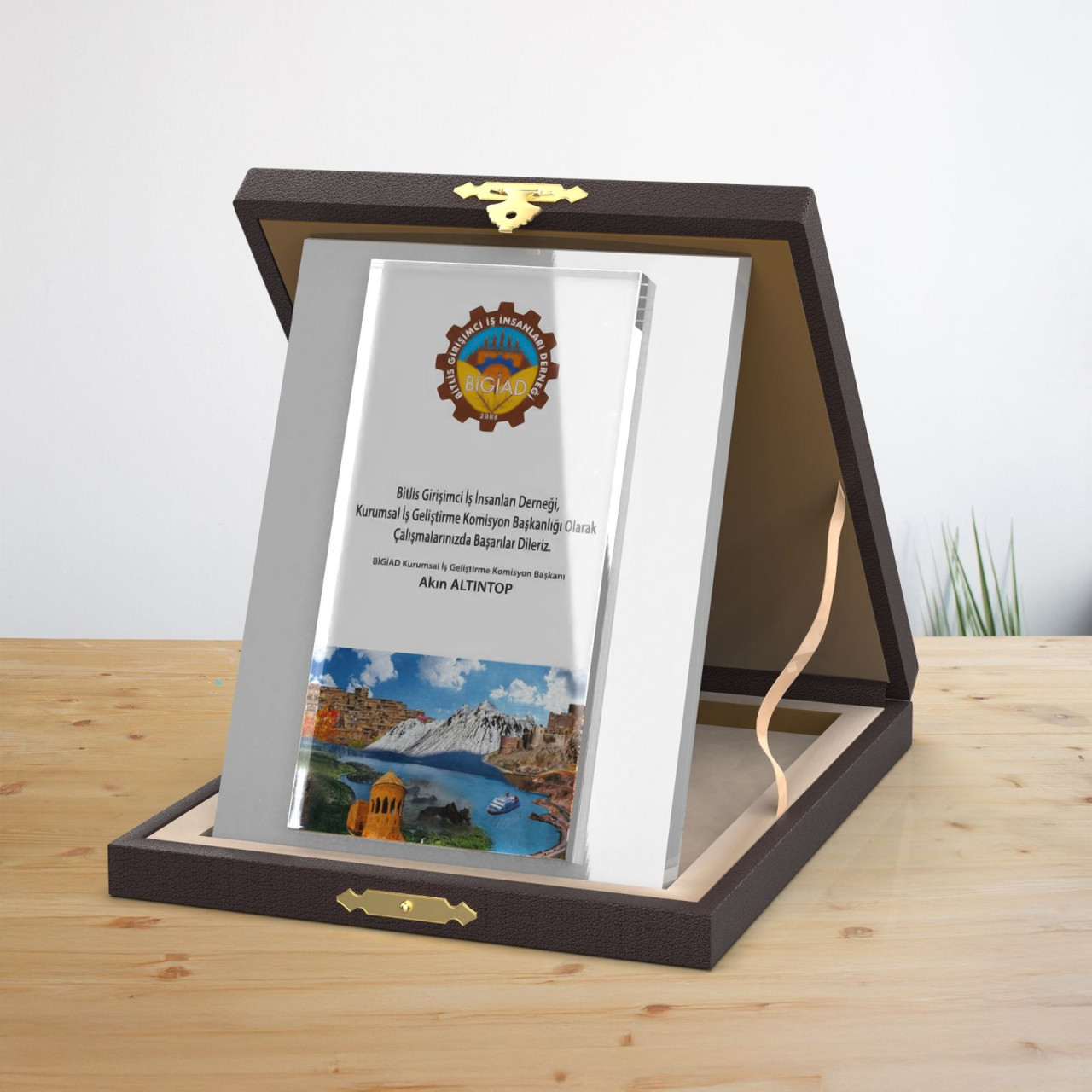 PB-254 Gümüş Süblimasyonlu Plaket plaket modeli