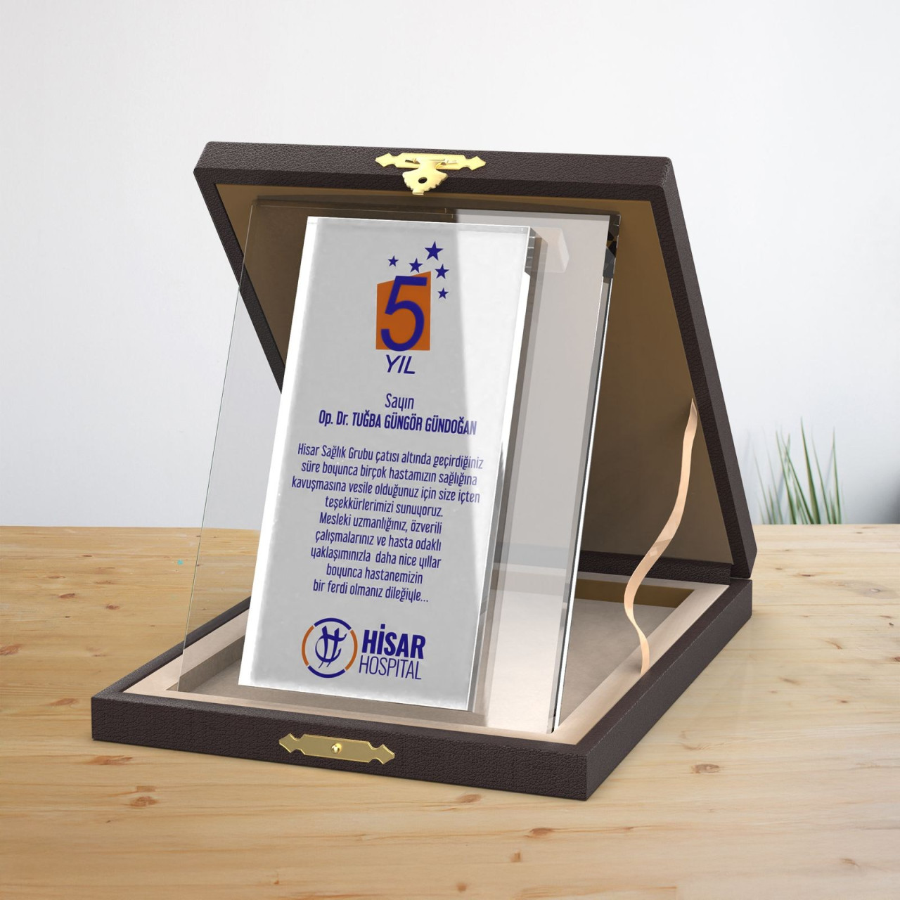 PB-257 Şeffaf Süblimasyonlu Plaket plaket modeli