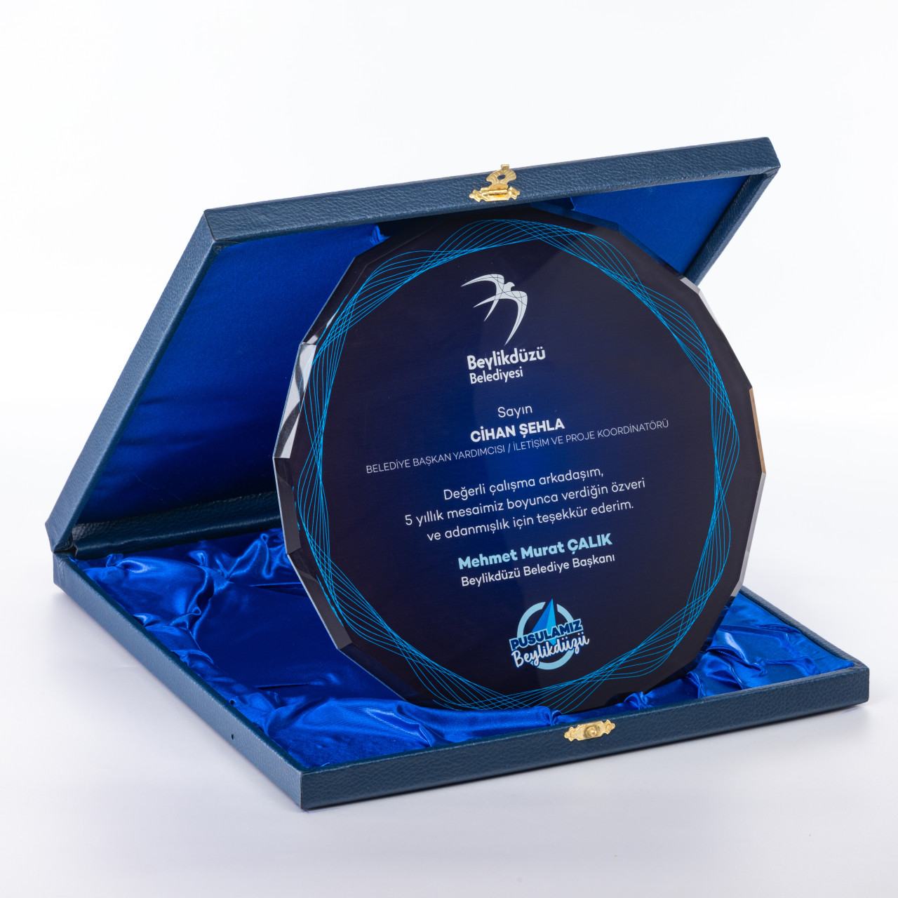 PB1610 Tabak Kristal Plaket plaket görseli