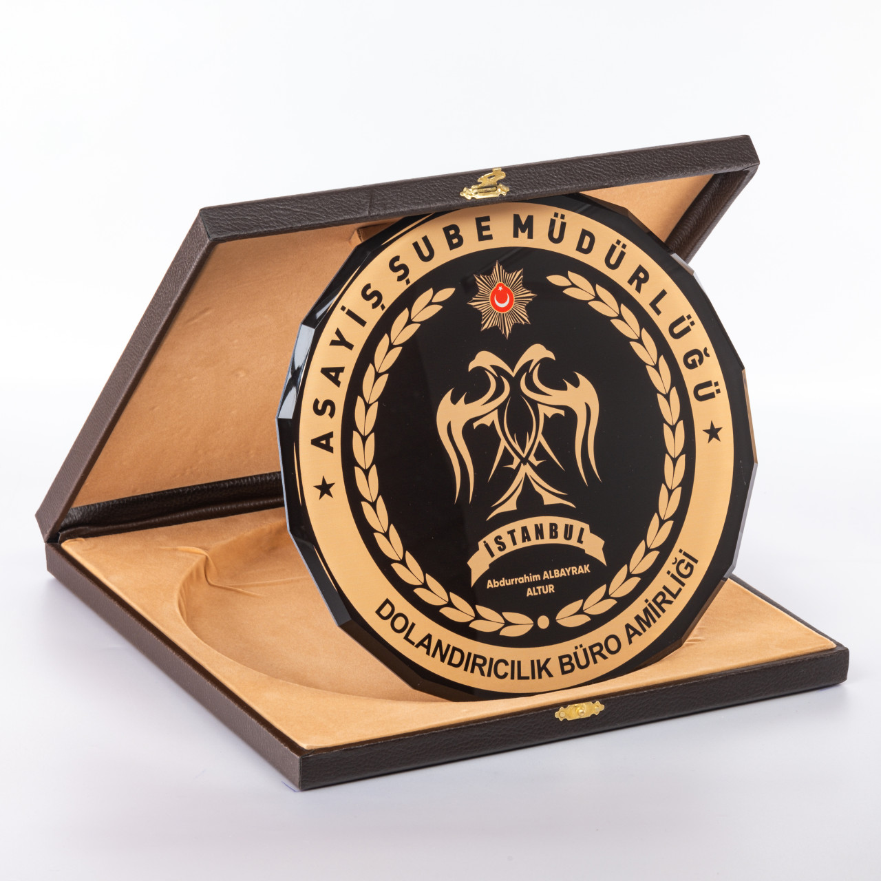 PB1611 Tabak Kristal Plaket plaket görseli