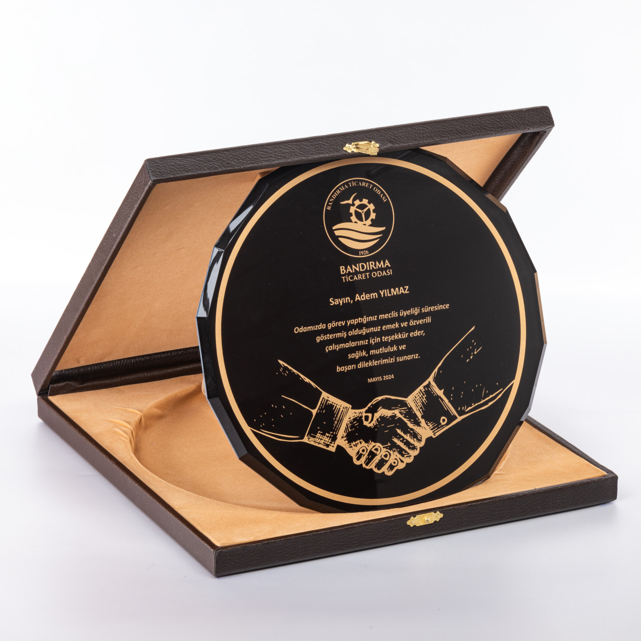 PB1613 Tabak Kristal Plaket plaket görseli